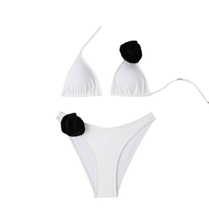 The Lattice — Lace-Up Triangle Bikini by Siren's Boutique