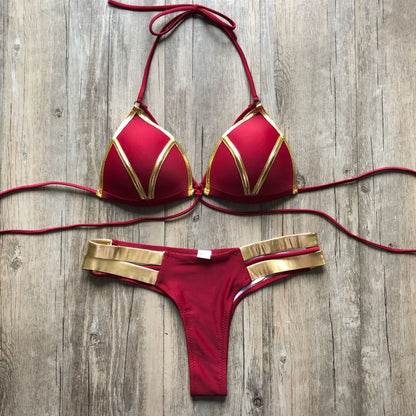 The Bronze — Editorial Animal-Print Bikini Set by Siren's Boutique