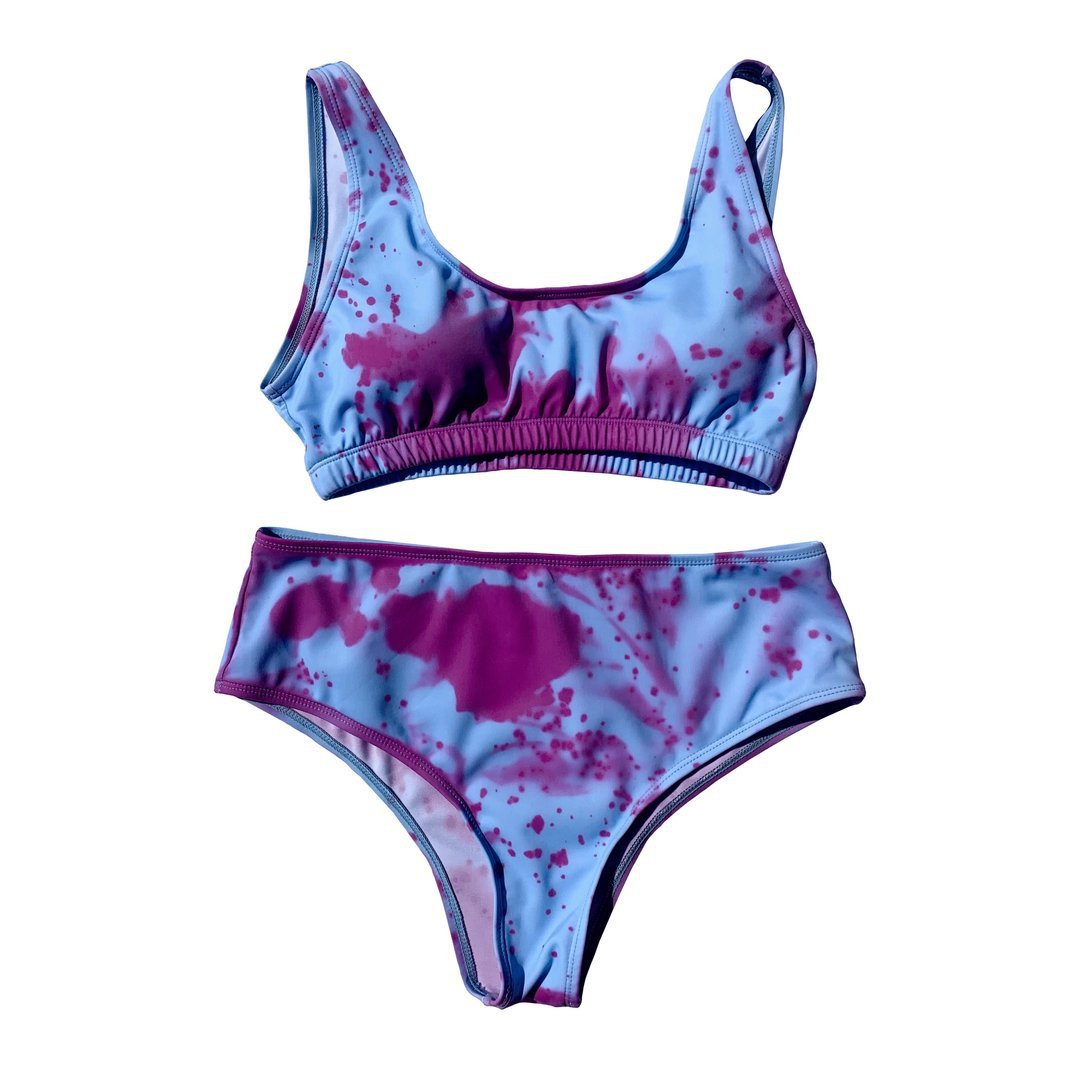 The AquaGlow — Color-Block Swimsuit by Siren's Boutique