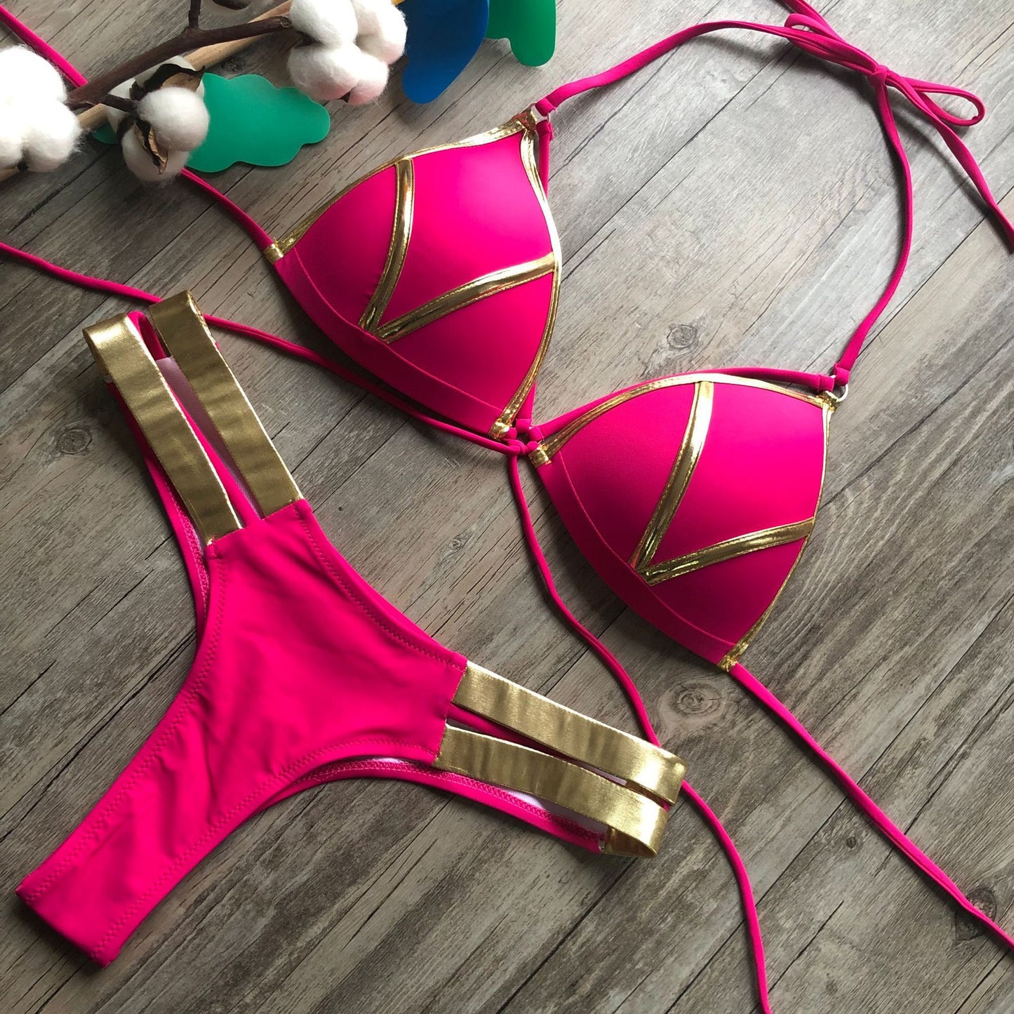 The Bronze — Editorial Animal-Print Bikini Set by Siren's Boutique