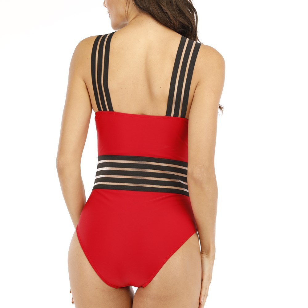 The Lace — Lace-Trim Bikini Set by Siren's Boutique