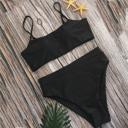 The Trinity — Bandeau 3-Piece Bikini Set by Siren's Boutique